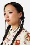 Dangerfield - Love Bird Earrings - pink