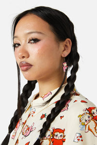 Dangerfield - Love Bird Earrings - pink