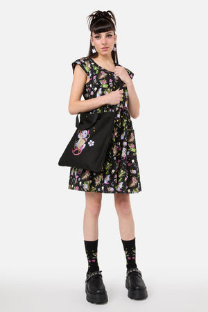 Dangerfield - Critters Canvas Tote - black