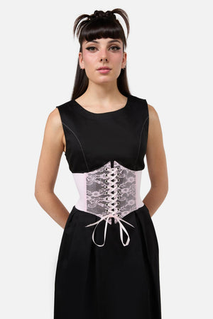 Dangerfield - Lace Corset Belt - pink