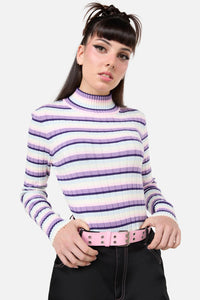 Dangerfield - Pale Pink Eyelet Belt - pale-pink