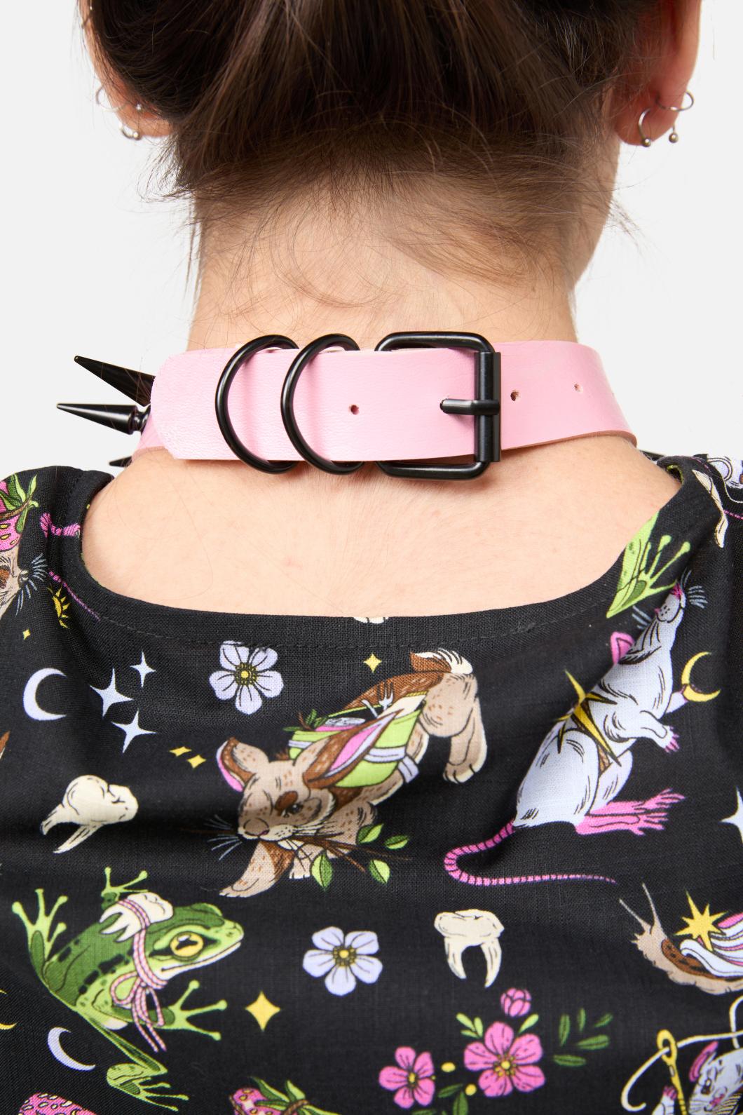 Dangerfield - Spike Choker - pink