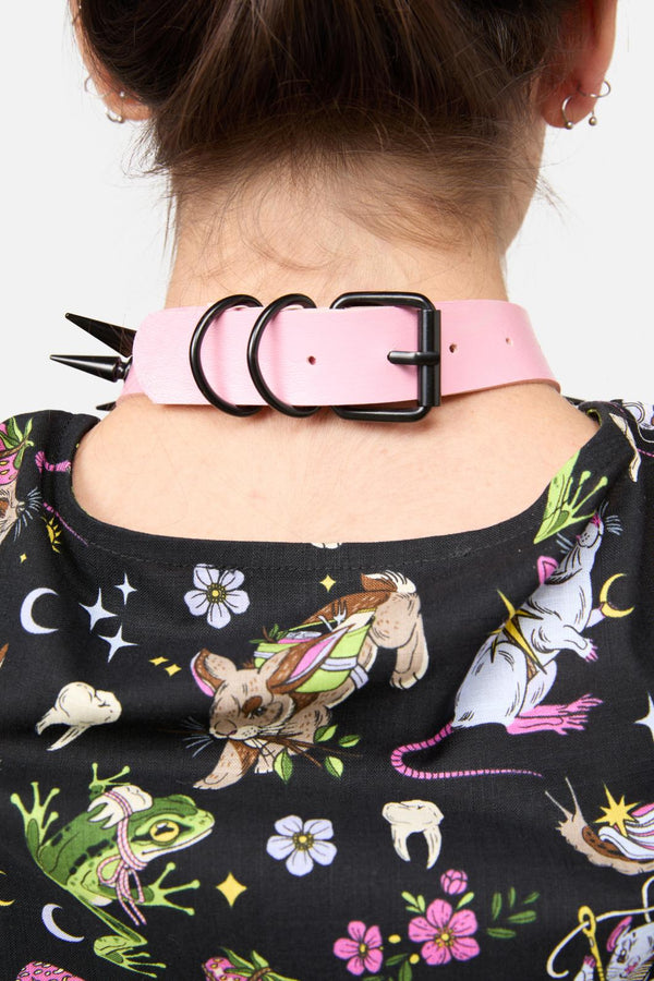 Dangerfield - Spike Choker - pink