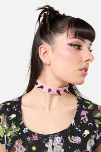 Dangerfield - Spike Choker - pink