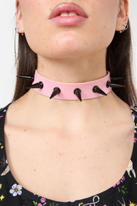 Dangerfield - Spike Choker - pink