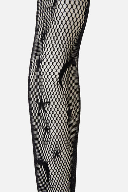 Dangerfield - Stars & Moon Fishnets - black