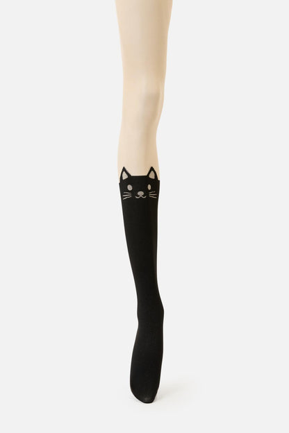 Dangerfield - Cat Tights - black