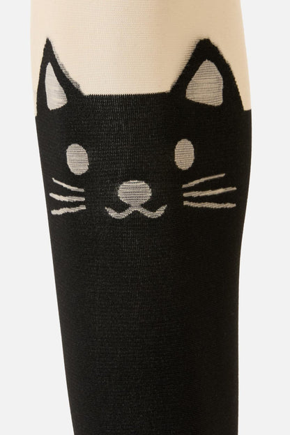 Dangerfield - Cat Tights - black