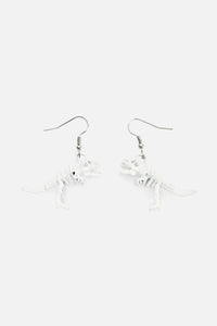 Dangerfield - White T-Rex Earring - white