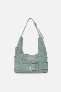 Dangerfield - Denim Slouch Bag - grey