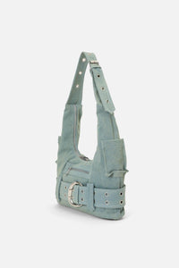 Dangerfield - Denim Slouch Bag - grey