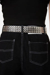 Dangerfield - Heavy Metal Stud Belt - black