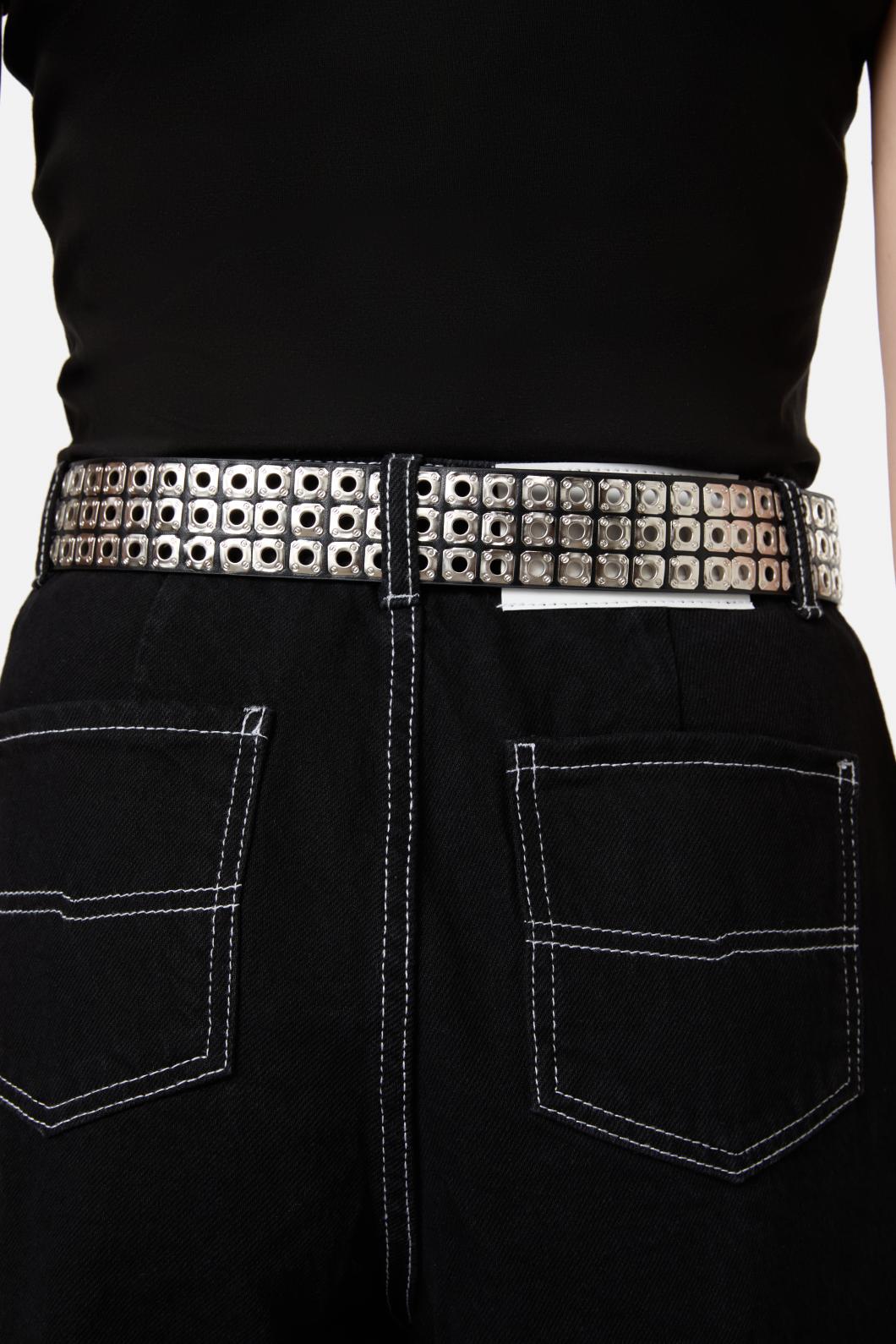 Dangerfield - Heavy Metal Stud Belt - black