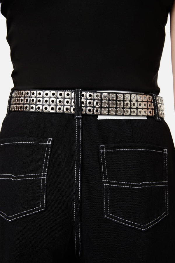 Dangerfield - Heavy Metal Stud Belt - black