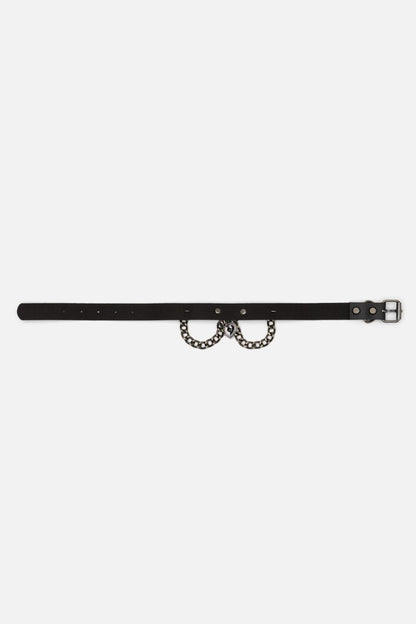 Dangerfield - Locket Chain Choker - black