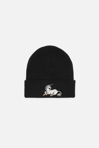 Dangerfield - Alicorn Embroidered Beanie - black