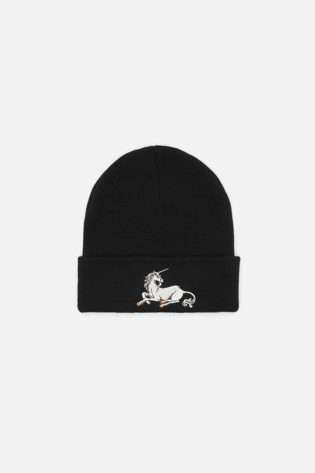 Dangerfield - Alicorn Embroidered Beanie - black