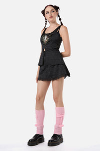 Dangerfield - Pink Bow Pom Legwarmers - pink