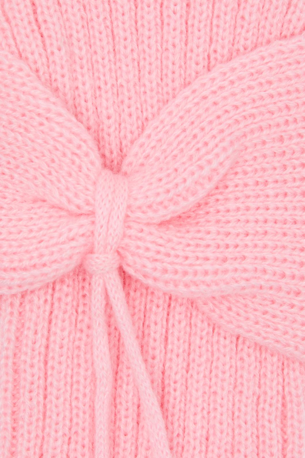 Dangerfield - Pink Bow Pom Legwarmers - pink