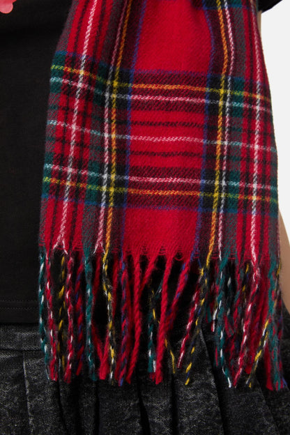 Dangerfield - Tartan Red Scarf - red