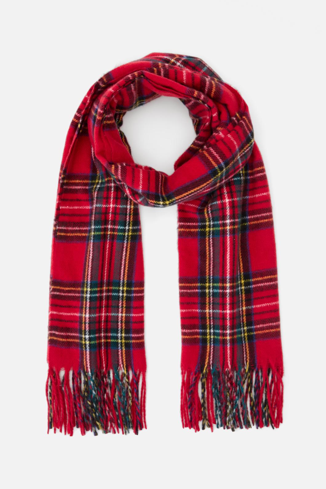Dangerfield - Tartan Red Scarf - red