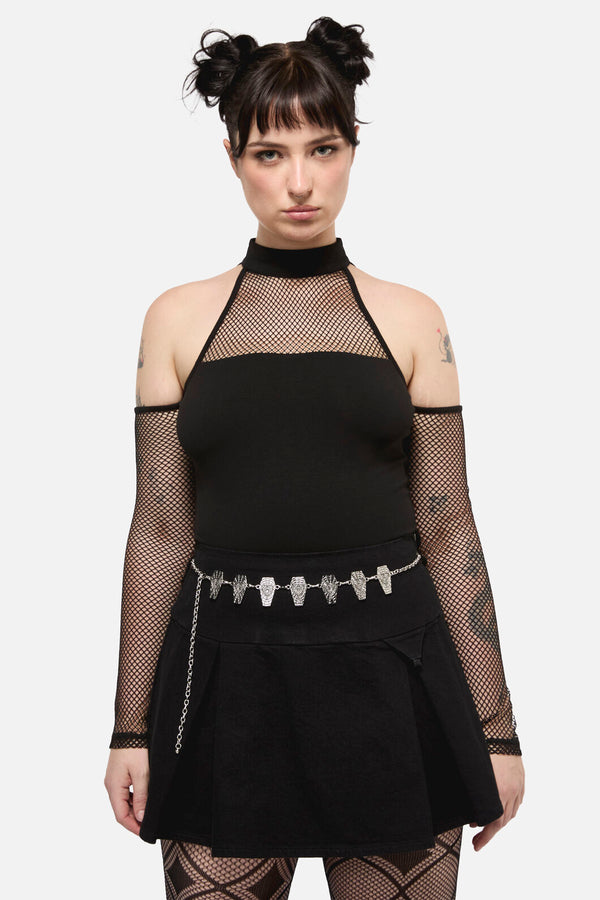 Dangerfield - Coffin Chain Belt - silver