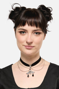 Dangerfield - Bat Chain Choker - black