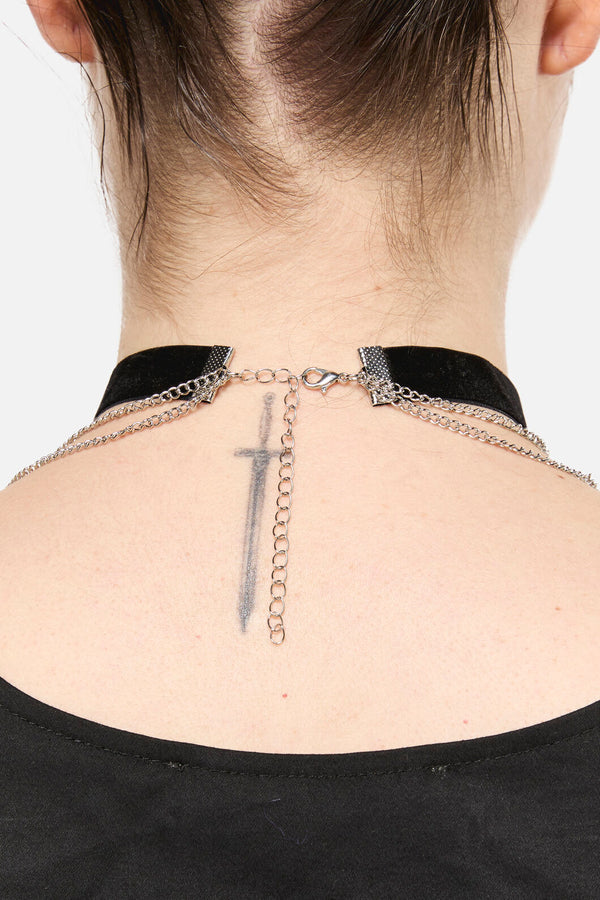 Dangerfield - Bat Chain Choker - black