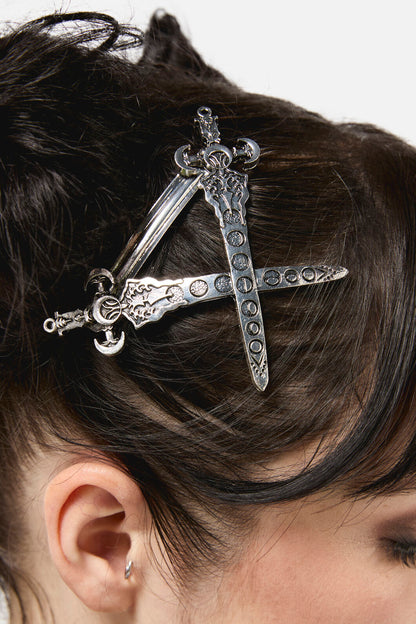 Dangerfield - Sword Hair Pin - silver