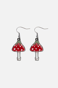 Dangerfield - Frog Shroom Earrings - red