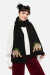 Dangerfield - Haus of Raccoon Knit Scarf - black