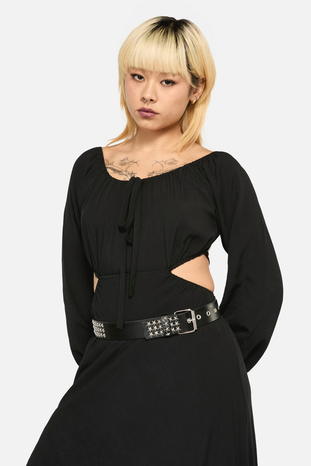 Dangerfield - Star Studded Belt - black