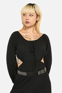 Dangerfield - Star Studded Belt - black