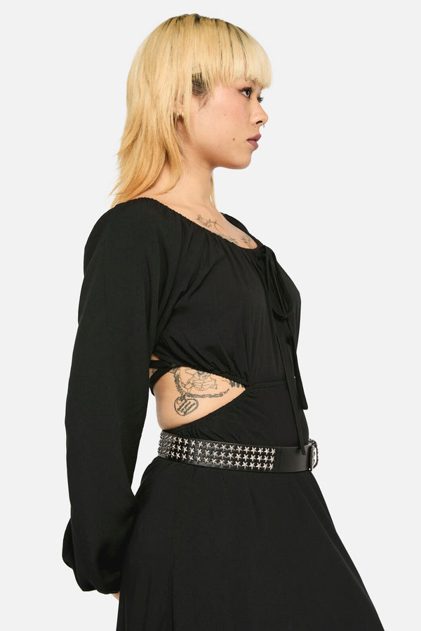 Dangerfield - Star Studded Belt - black