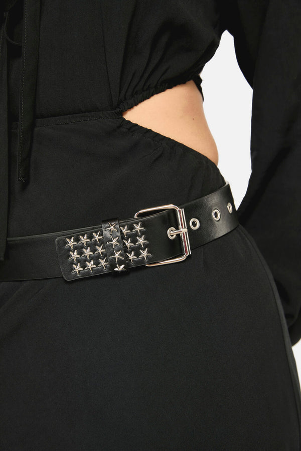 Dangerfield - Star Studded Belt - black