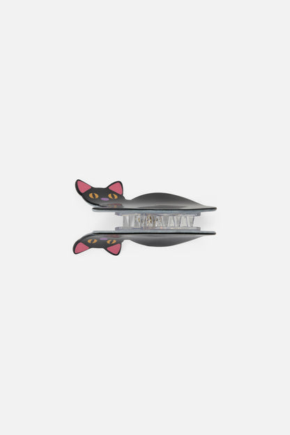 Dangerfield - Black Cat Claw Clip - black