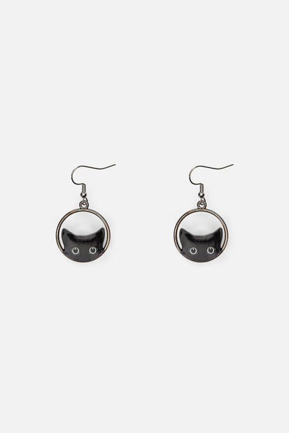 Dangerfield - Pepping Cat Earring - silver