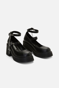 Dangerfield - Cross Charm Shoe - black