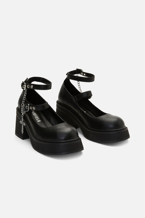 Dangerfield - Cross Charm Shoe - black