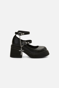Dangerfield - Cross Charm Shoe - black