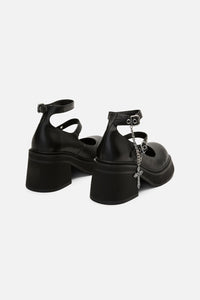 Dangerfield - Cross Charm Shoe - black