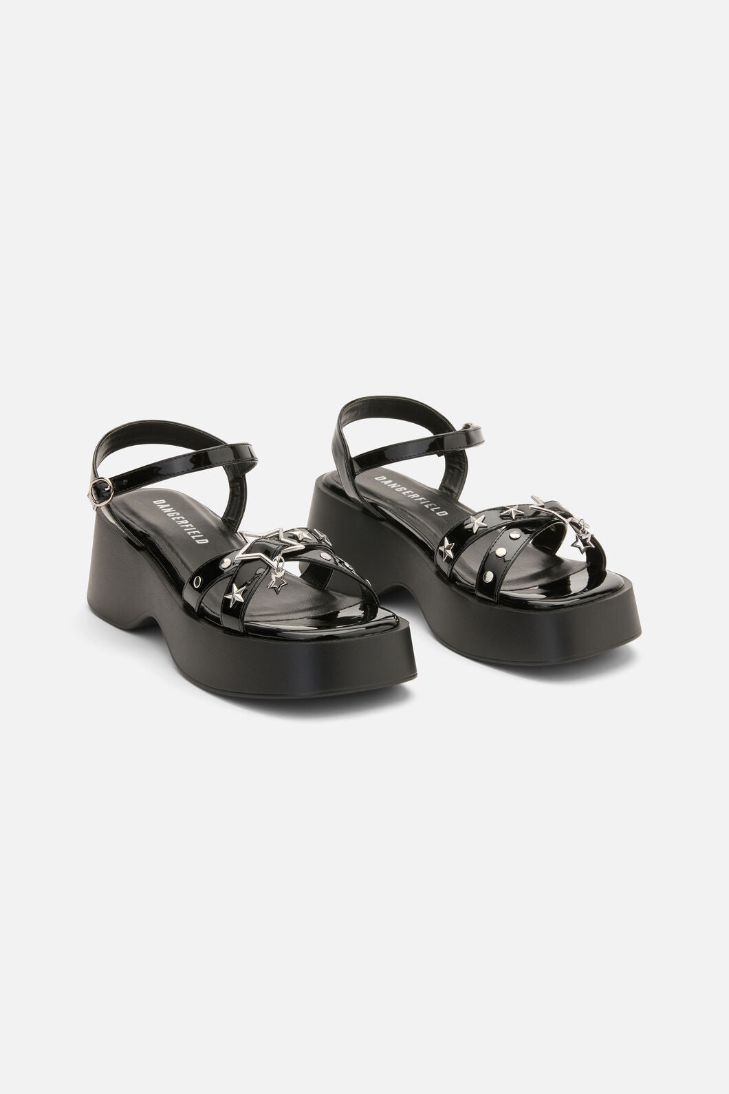 Dangerfield - Charming Platform Sandals - black