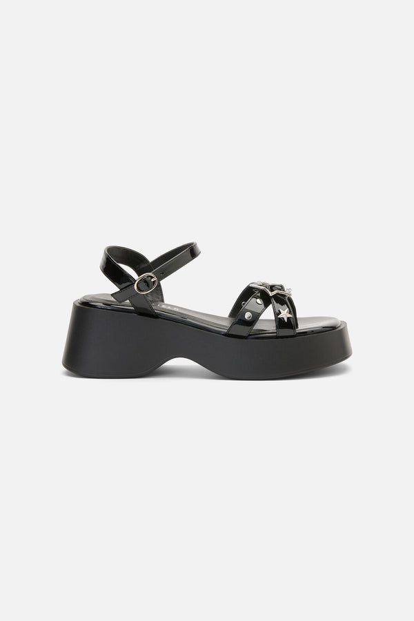 Dangerfield - Charming Platform Sandals - black