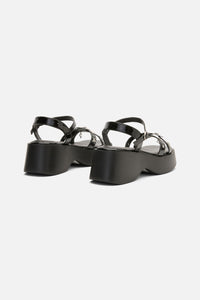 Dangerfield - Charming Platform Sandals - black