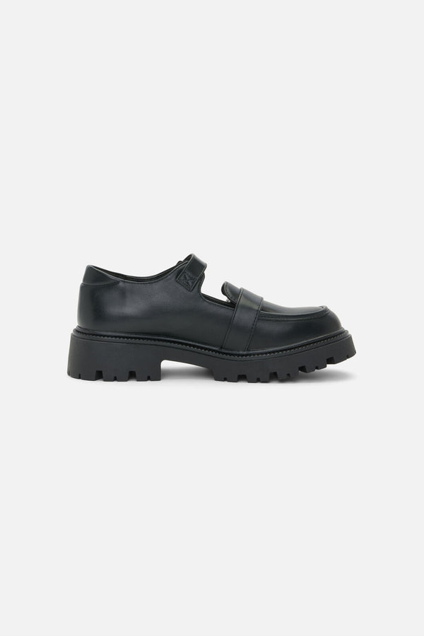 Dangerfield - Loafer Buckle Mary Jane Shoe - black