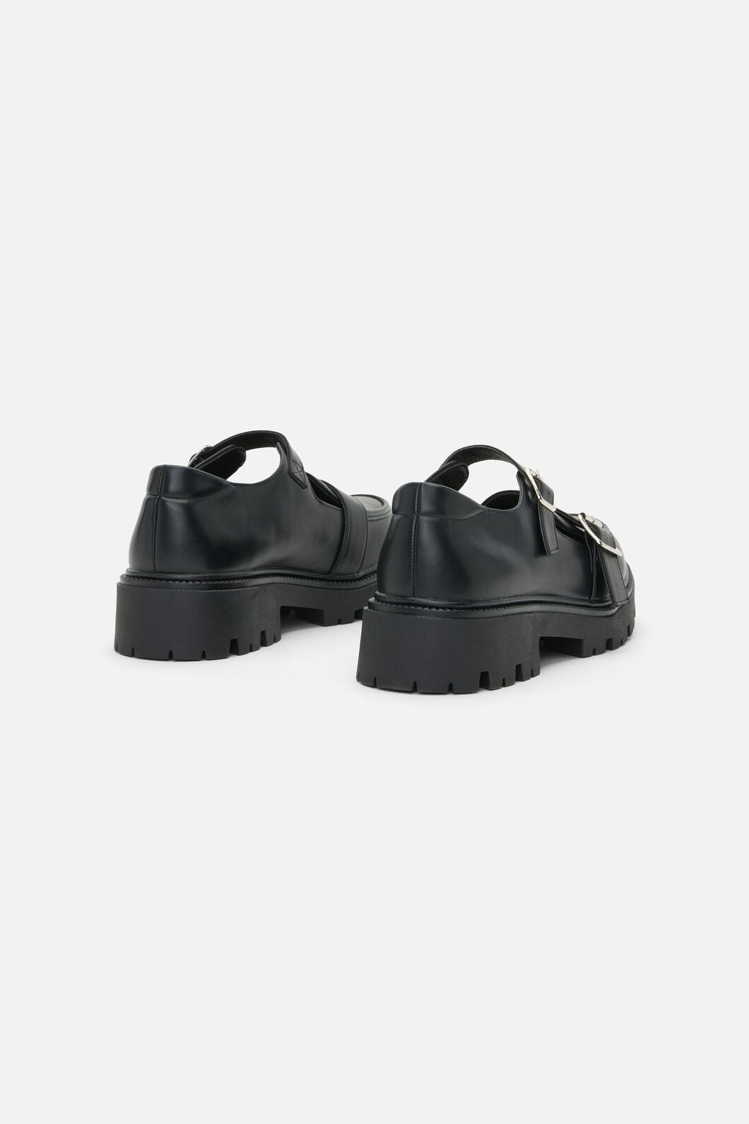 Dangerfield - Loafer Buckle Mary Jane Shoe - black