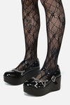 Dangerfield - Sweet Star Mary Janes - black