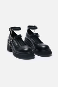 Dangerfield - Cross Charm Mary Jane - black