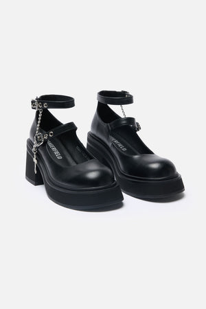 Dangerfield - Cross Charm Mary Jane - black