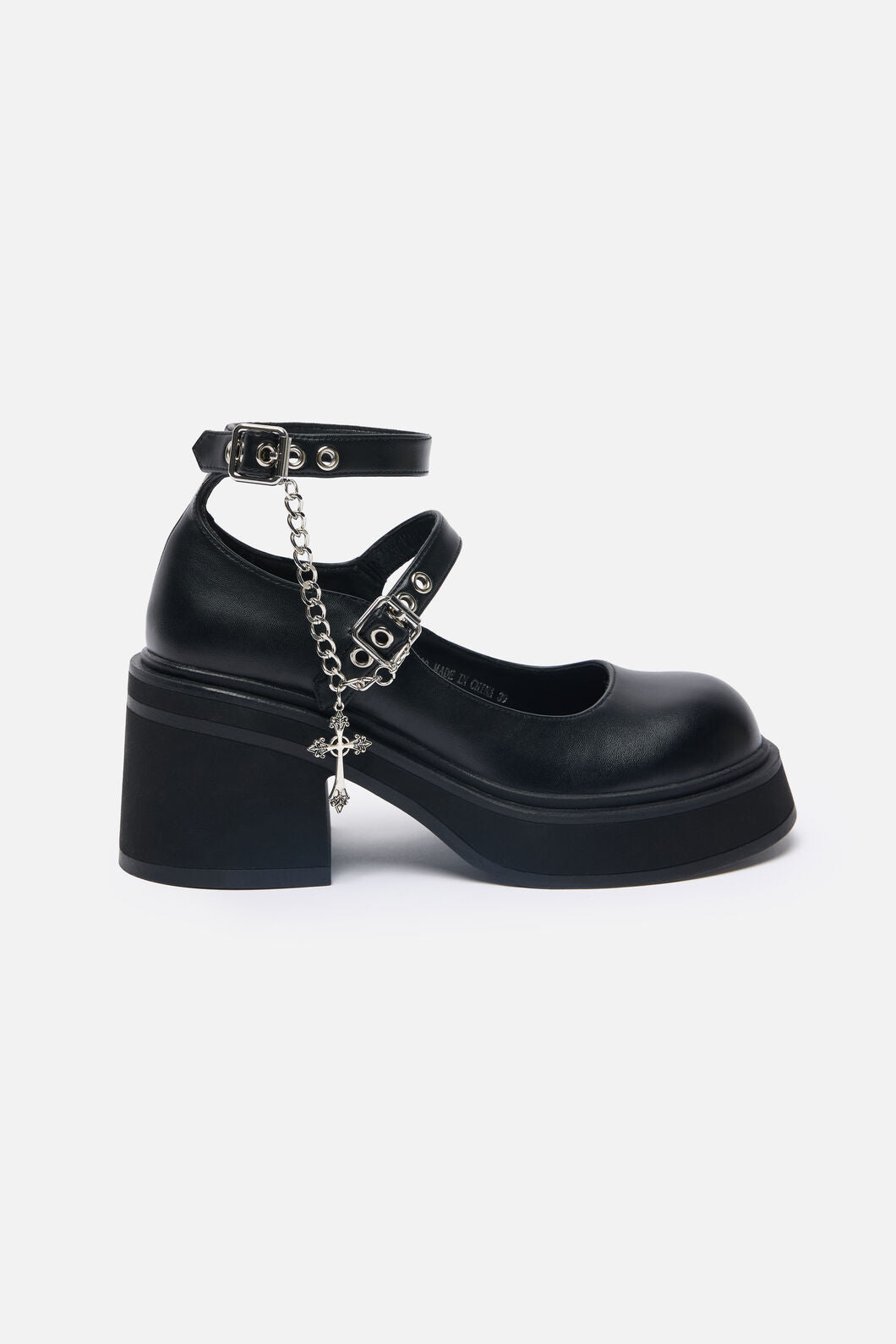 Dangerfield - Cross Charm Mary Jane - black